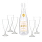 Mahjong Social Club - Acrylic Champagne Bottle + Glasses