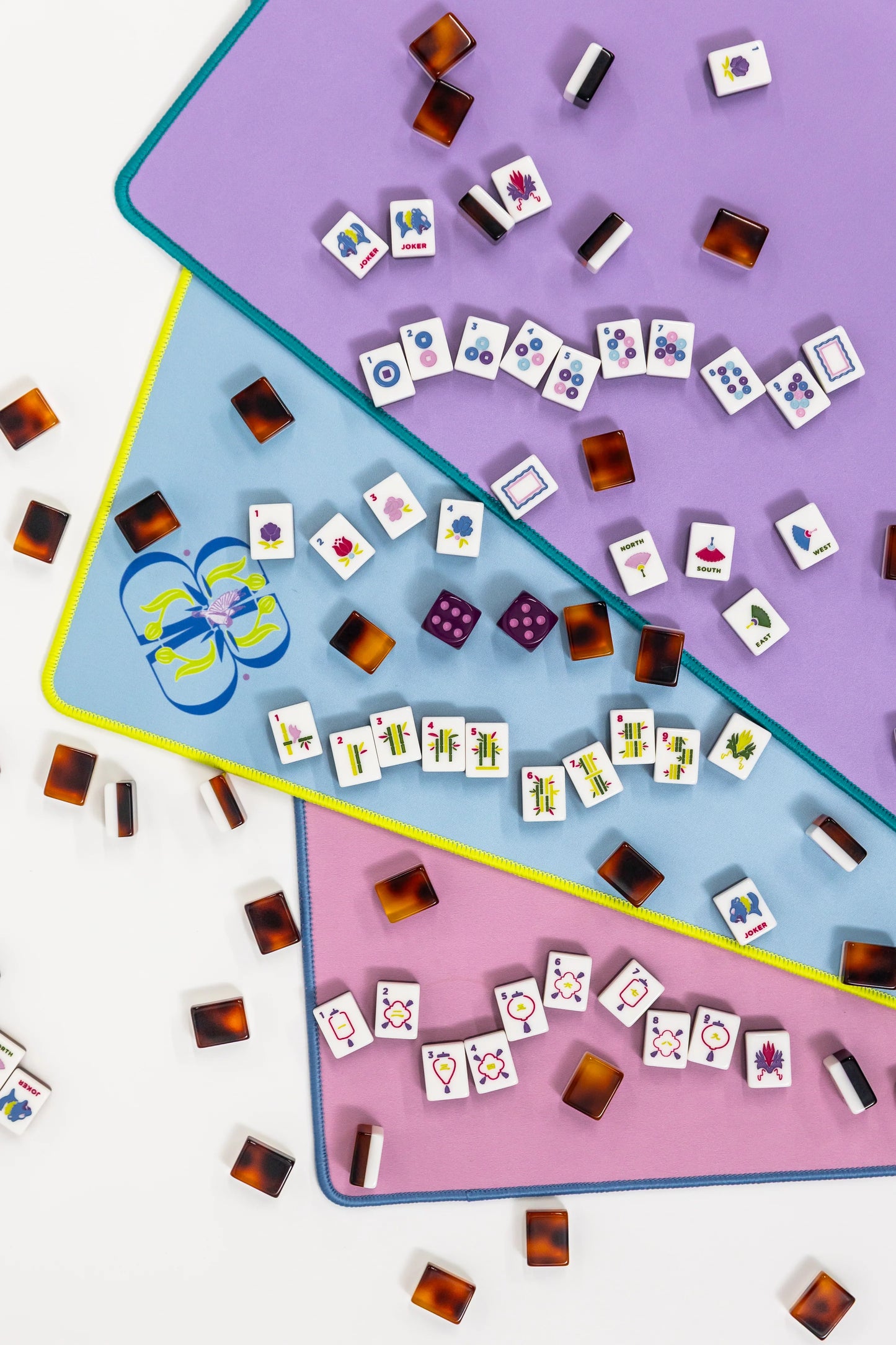 Travel Neoprene Mahjong Mat