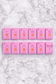 Floating Mahjong Tiles in Floral Pink for the Pool