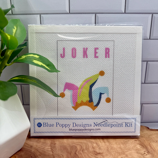 Blue Poppy Designs - Mahjong Joker Needlepoint Kit