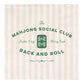 Mahjong Social Club Ceramic Napkin Tray + Napkins