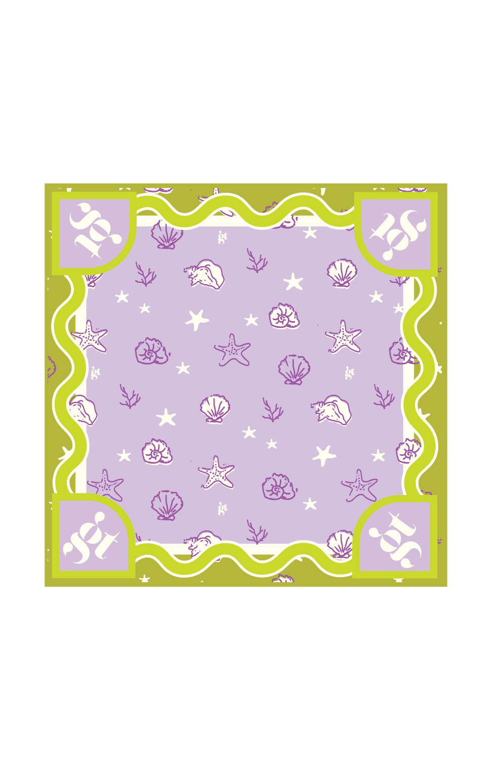 Mahjong Mat in She Sells Seashells