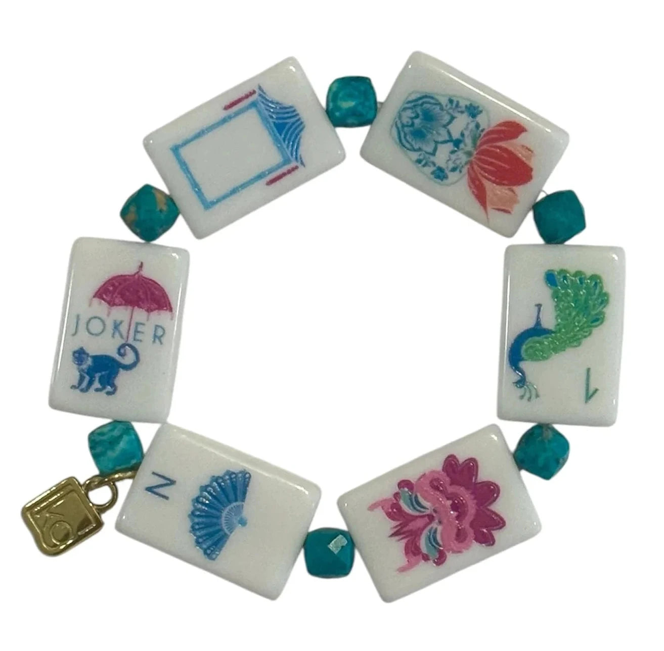 Kori Green x OMM Tile Bracelet Blanc