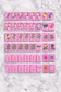 Floating Mahjong Tiles in Floral Pink for the Pool