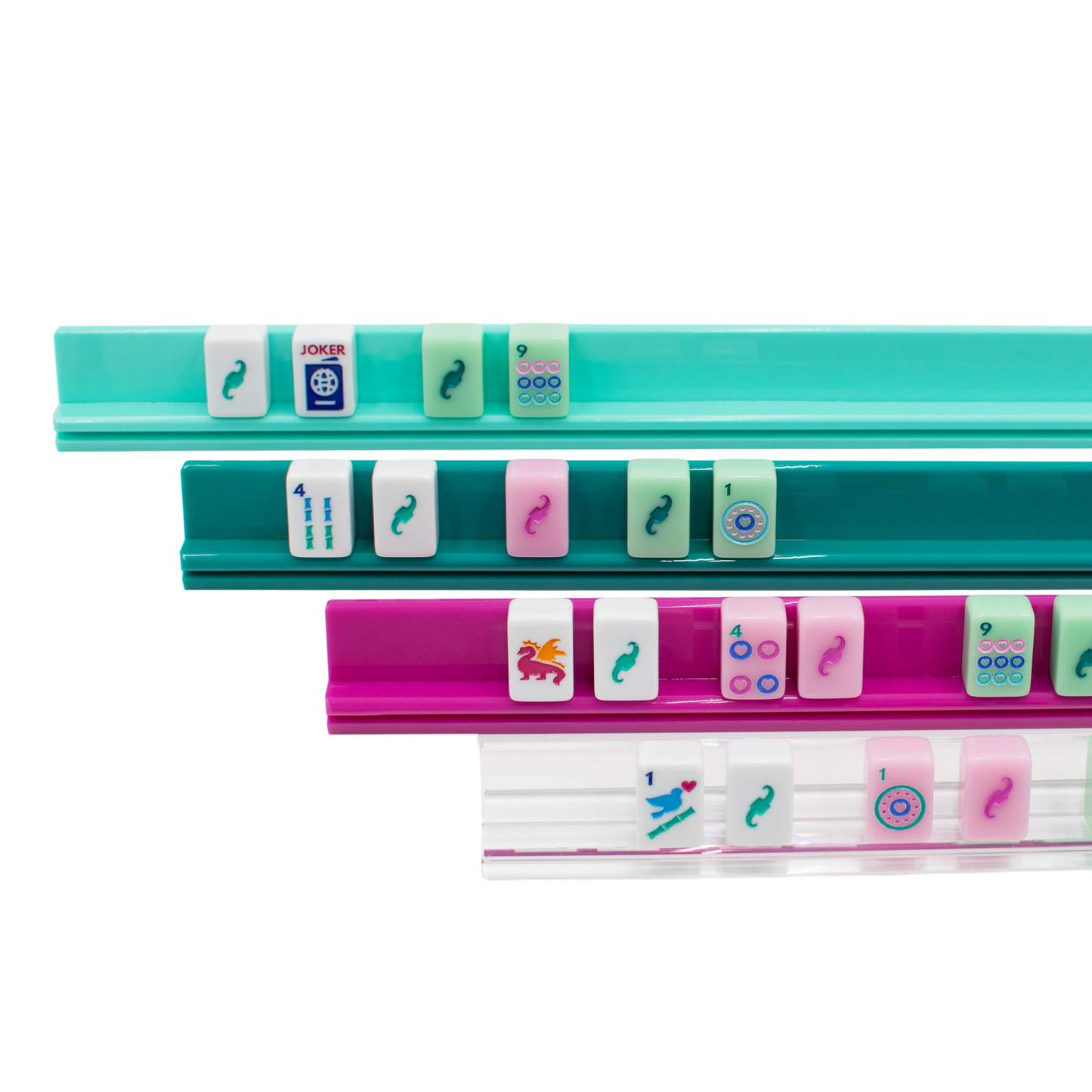 Premium Acrylic Mini Travel Mahjong Racks