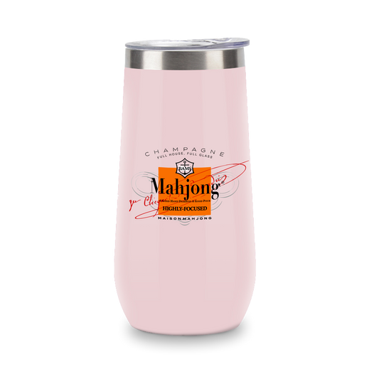 Pink Mahjong Champagne Tumbler