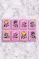 Floating Mahjong Tiles in Floral Pink for the Pool