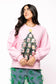 Pink Mahjong Christmas Tree Sweatshirt