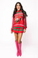 Red, Green & Pink 'Sleigh Queen' Stripe Sweater