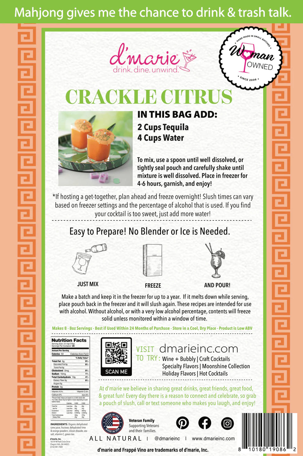 Crackle Citrus Drink Mix
