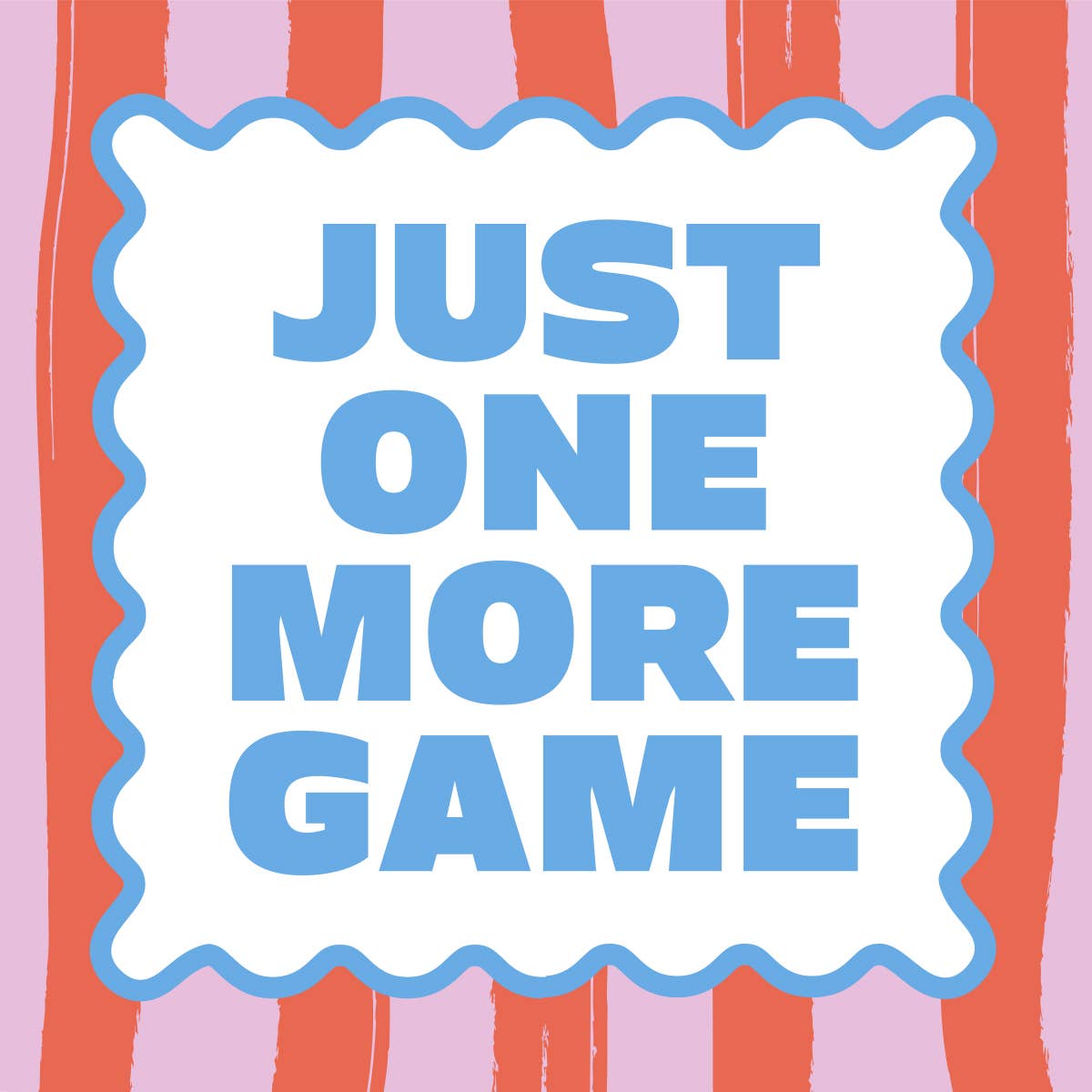 One More Game Cocktail Napkin