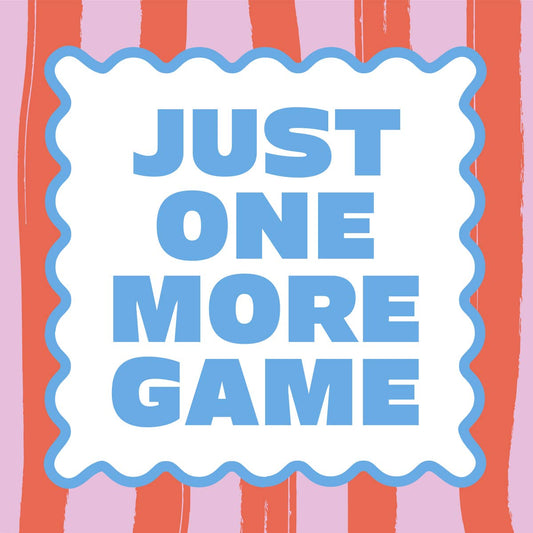 One More Game Cocktail Napkin