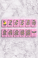 Floating Mahjong Tiles in Floral Pink for the Pool