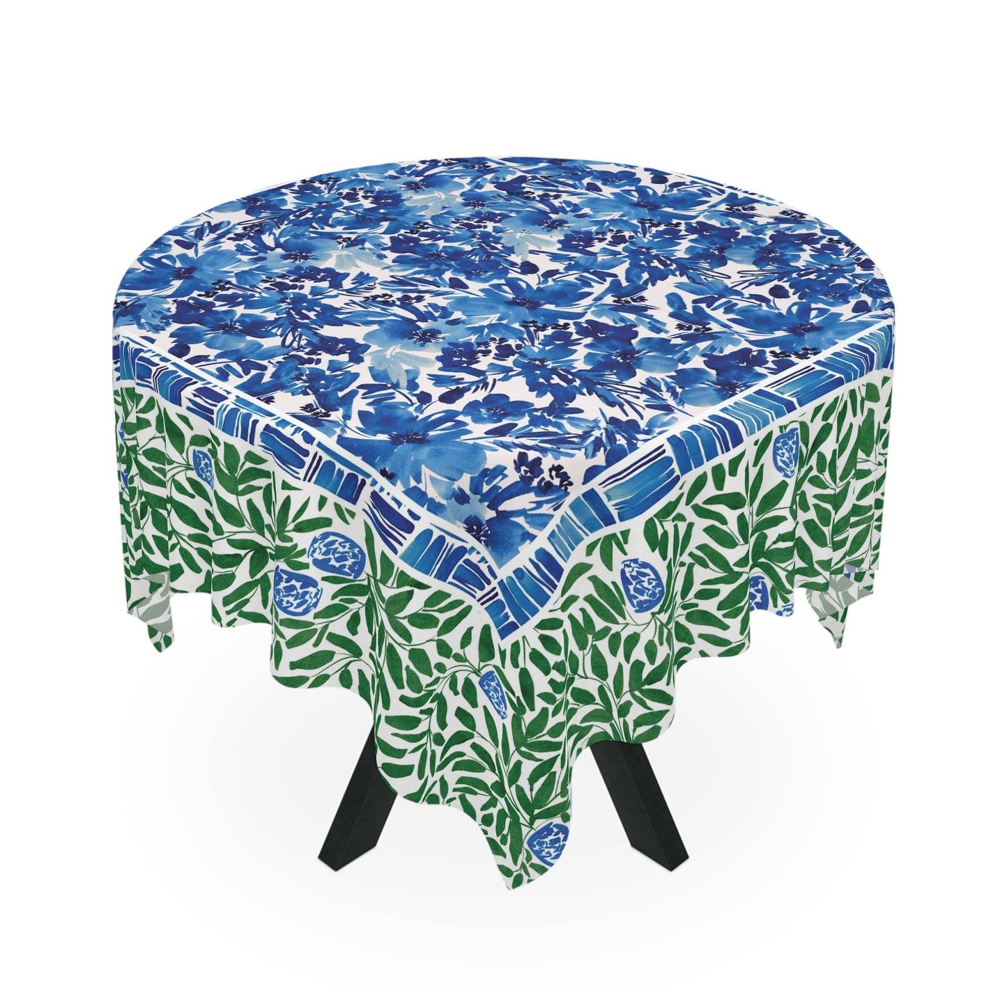 Royal Blooms Square Tablecloth