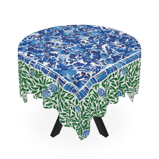 Royal Blooms Square Tablecloth