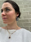 Sapphire Mini Oprah Drop Earrings