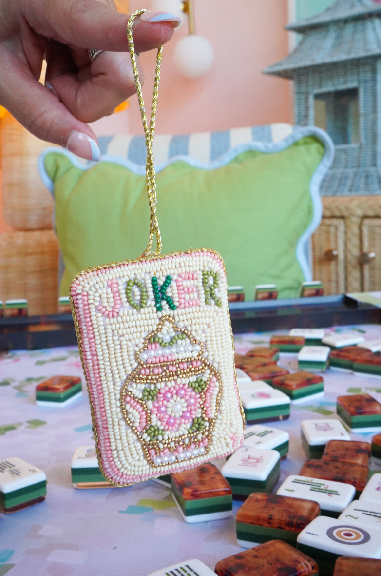 Mahjong Beaded Ornaments