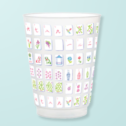 Mahjong Frosted Cups