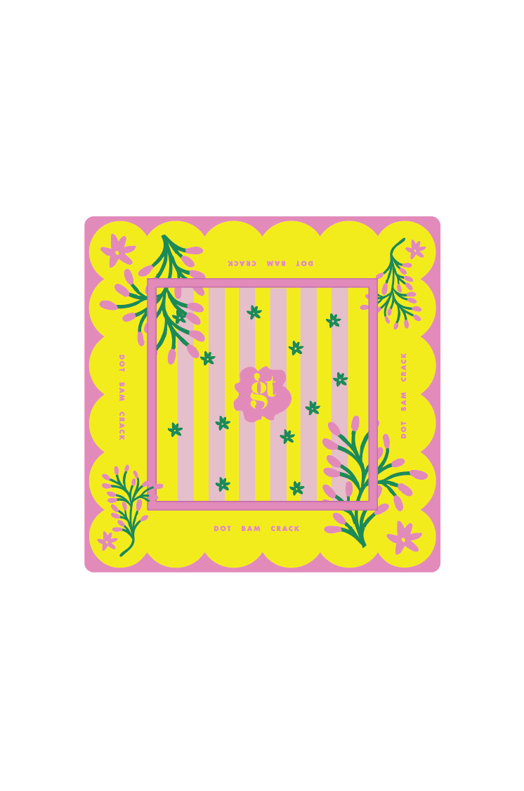 Mahjong Mat in Palm Springs Yellow