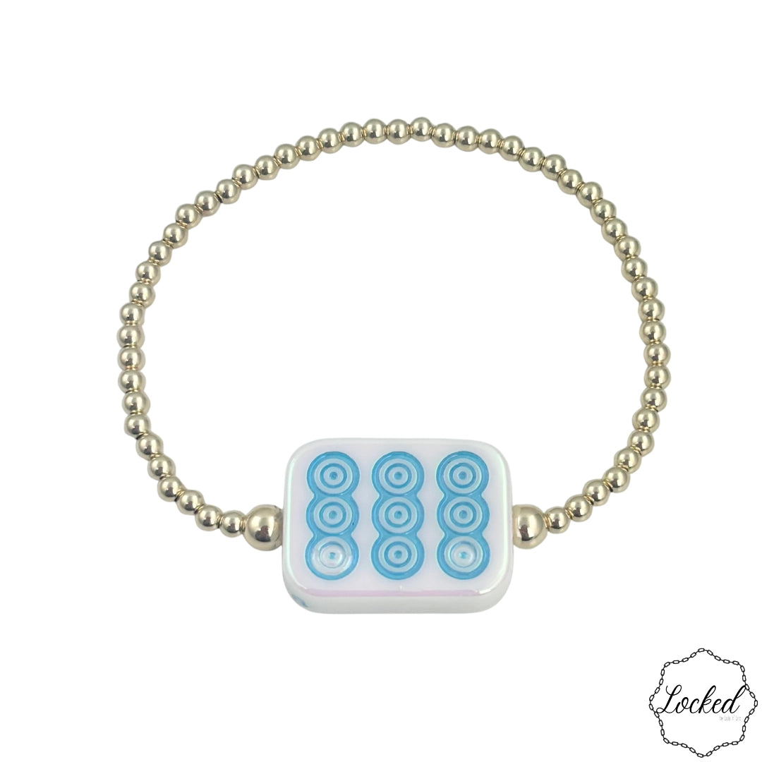 Mahjong Beaded Bracelets
