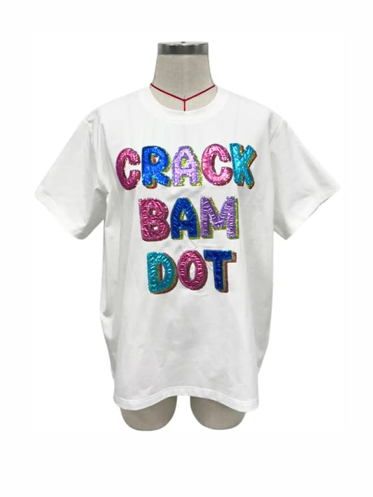 Crack Bam Dot Sparkle Tee Shirt