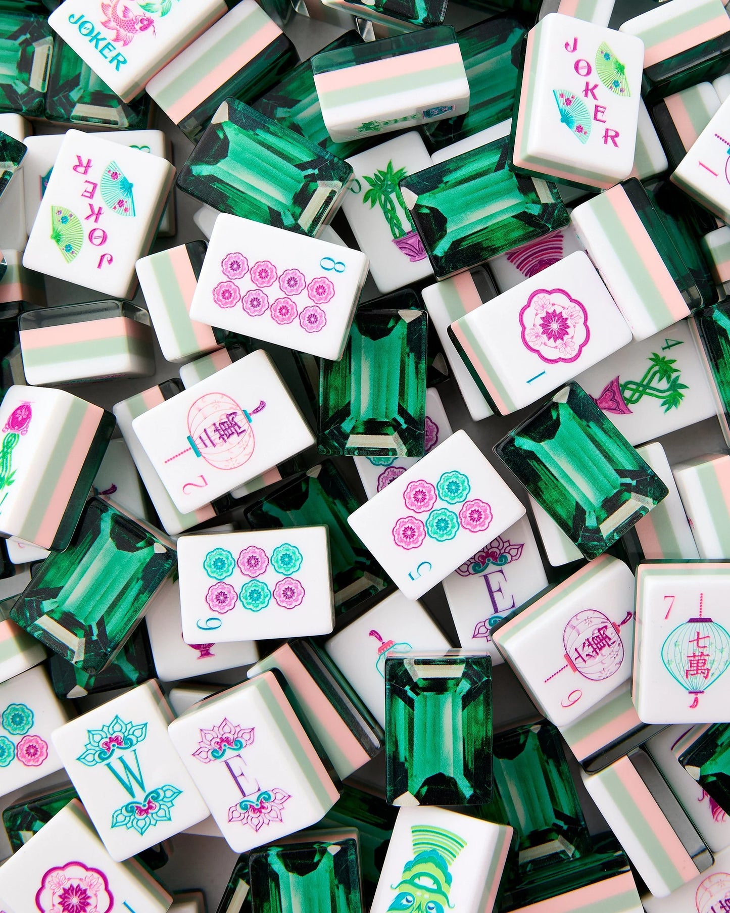 Emerald Mahjong Tiles Let s Go Mahjong Emerald mahjong tiles let s go mahjong