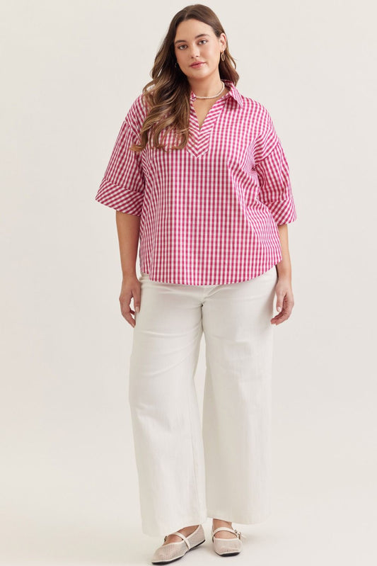 Margot Gingham Blouse