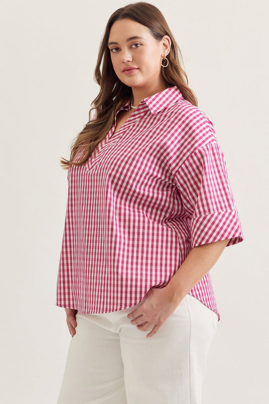 Margot Gingham Blouse