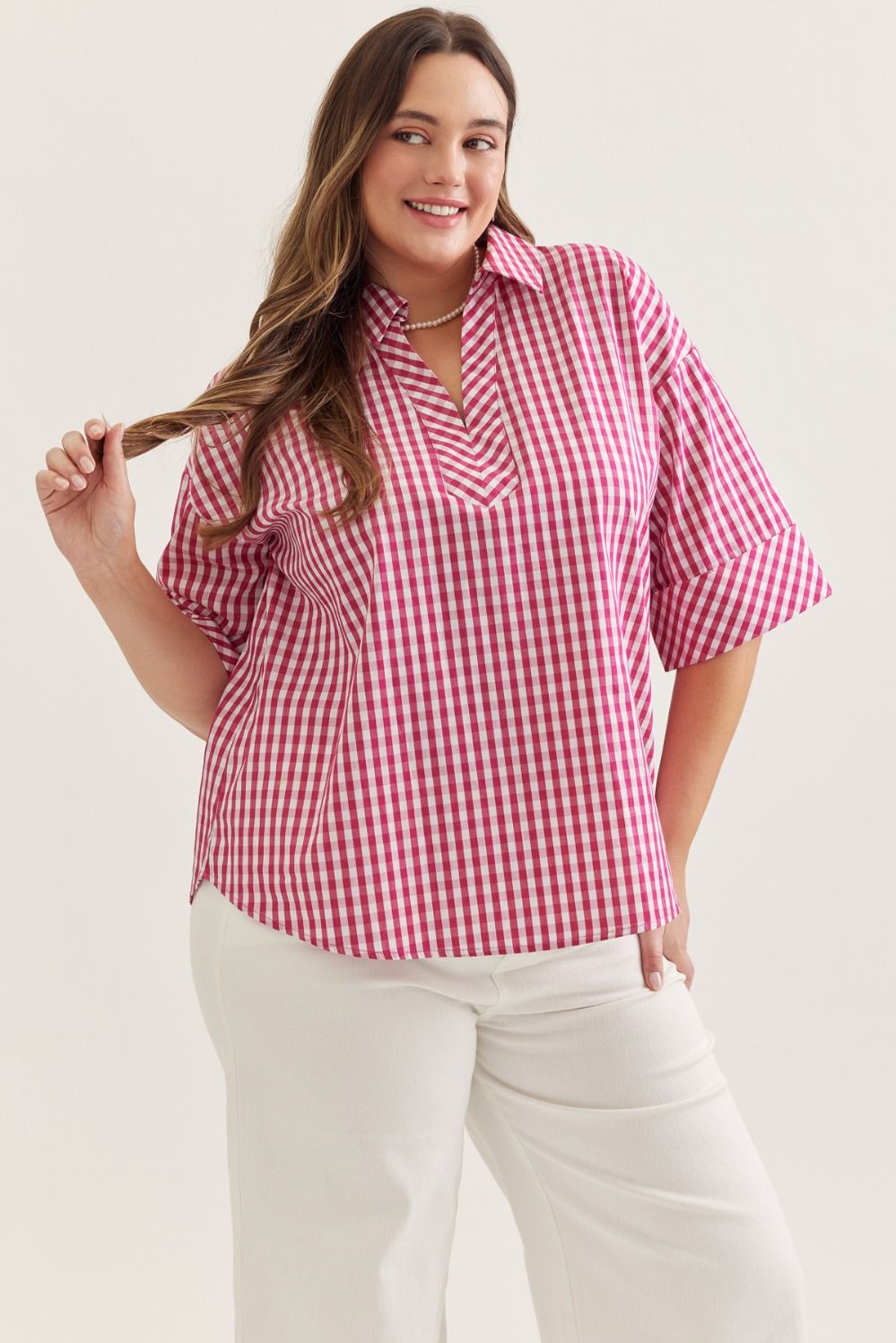 Margot Gingham Blouse