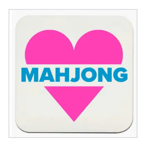 Mahjong Heart Coasters