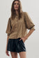 Yuna Suede Blouse - Chamois
