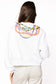 White Mardi Gras Queen Beads Sweatshirt