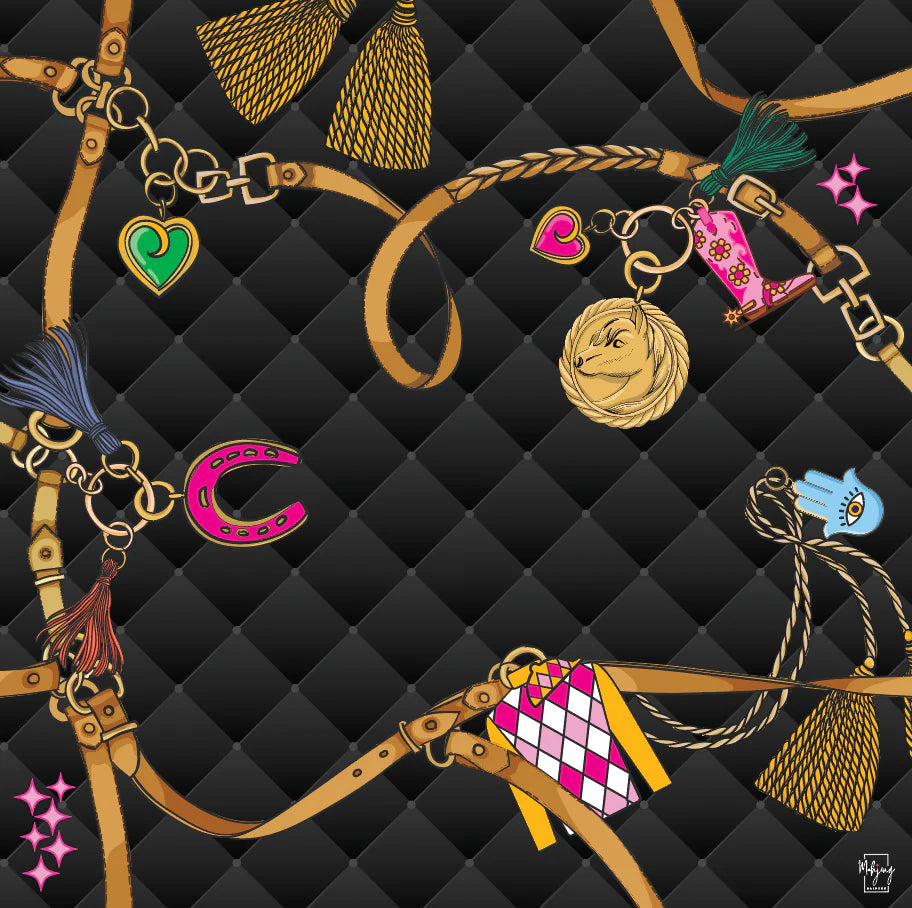 Pleated Year of the Horse Double Sided Mat
