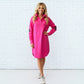Hot Pink Preppy Star Dress