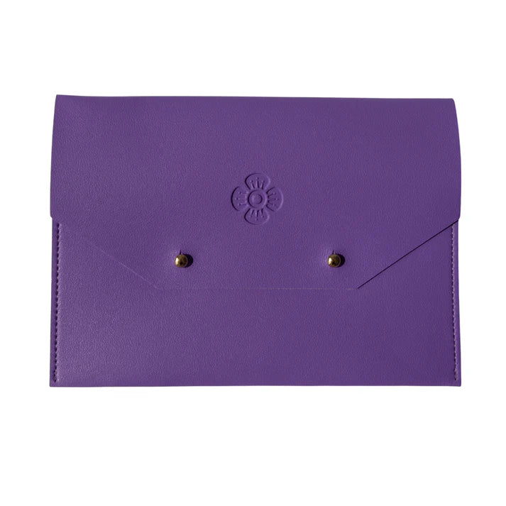 Purple Card Clutch