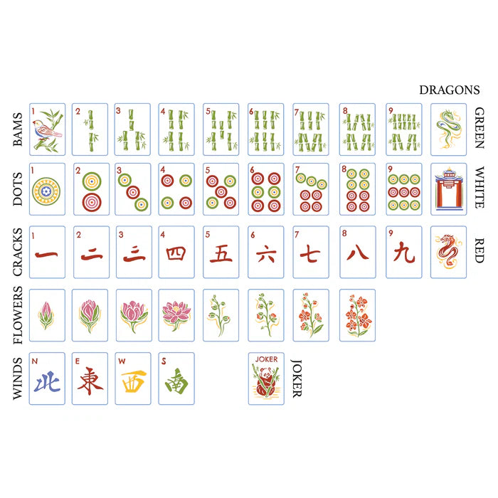 Shanghai Standard Mahjong Tile Set