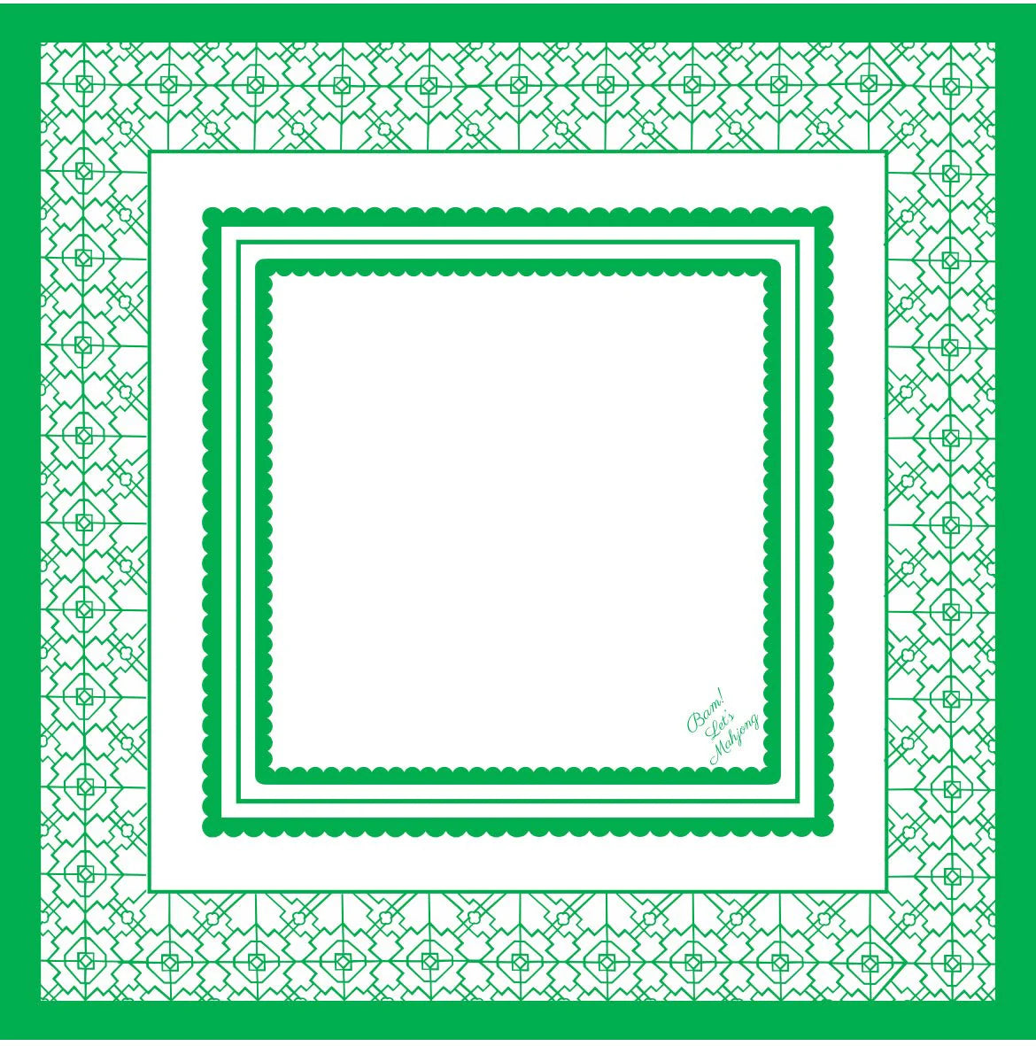 Palm Royale Mahjong Collection with Mat and Shufflers